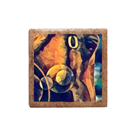 Derby Horse Close Up Deco Ceramic Magnet