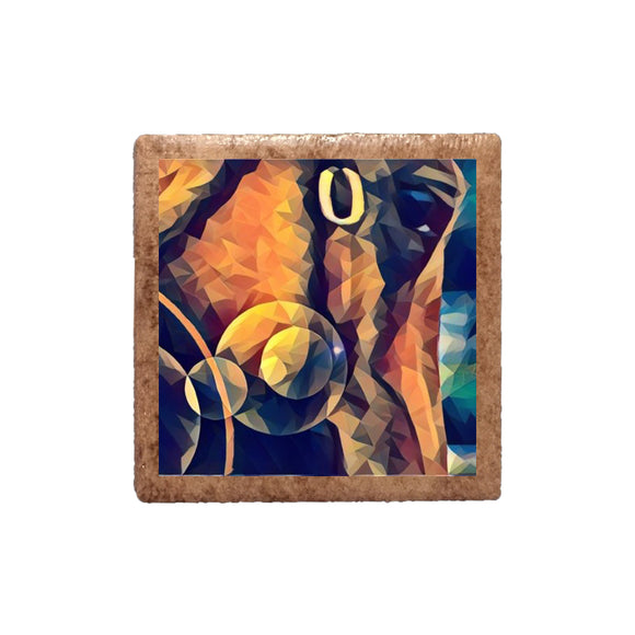 Derby Horse Close Up Deco Ceramic Magnet