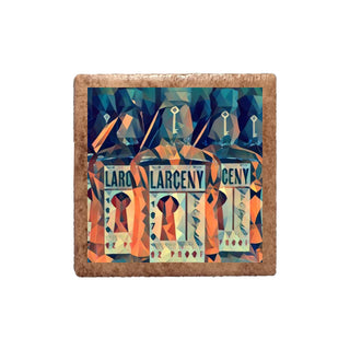Larceny Bourbon Deco Ceramic Magnet