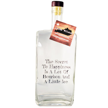 The Secret to Happiness is a Lot of Bourbon and a Little Ice Decanter