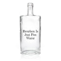 Bourbon Is Just Fun Water Decanter