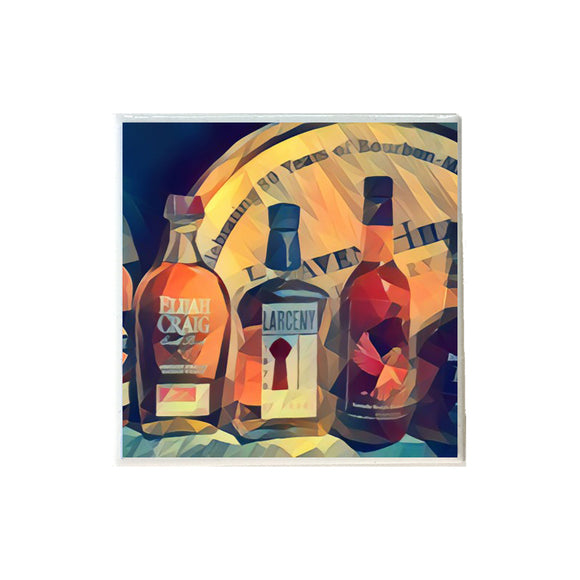 Heaven Hill Bourbon Heritage Deco Ceramic Coaster