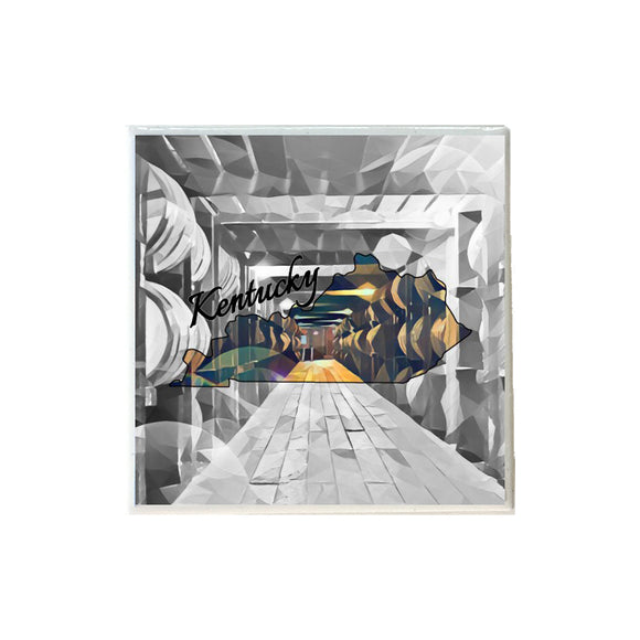 Kentucky Rick House Style Ceramic Coaster