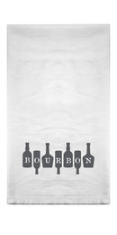 Bourbon on Bottles Flour Sack Towel-1