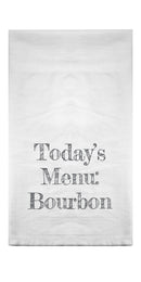 Today's Menu Bourbon Flour Sack Towel-1