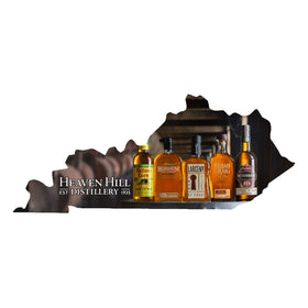 Kentucky Shaped Bottles Wooden Magnet