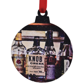 Bottles Knob Creek Printed Wooden Ornament