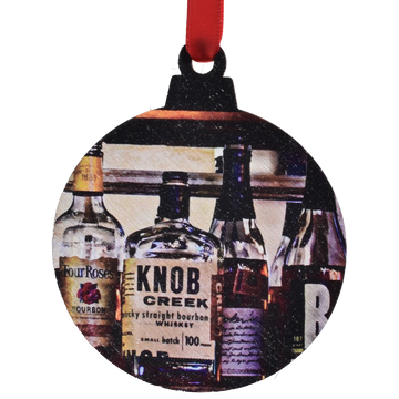 Bottles Knob Creek Printed Wooden Ornament