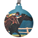 Derby Vintage Ad Printed Wooden Ornament-1