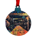 Bourbon Rick House Deco Printed Wooden Ornament-1