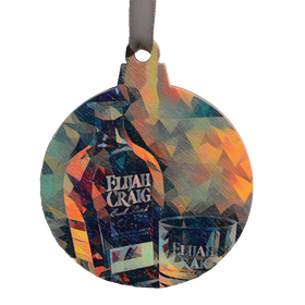 Elijah Craig Bourbon Deco Printed Wooden Ornament