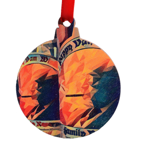 Pappy Top Shelf Deco Printed Wooden Ornament