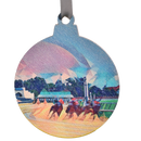 Derby Race Spires Deco Printed Wooden Ornament-1