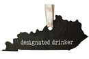 Kentucky Designated Drinker Wooden Ornament-2
