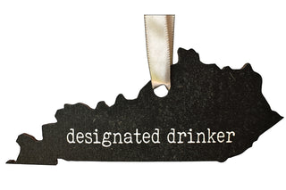 Kentucky Designated Drinker Wooden Ornament