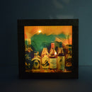 Bourbon Bottles Classic Deco Light Up Shadowbox-4