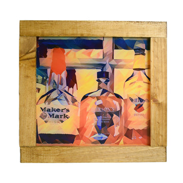 Bourbon Bottles Favorites Deco Light Up Shadowbox