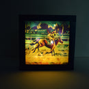 Derby Horse Trot Deco Light Up Shadowbox-4