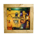 Bourbon Bottles with Knob Light Up Deco Shadowbox-3