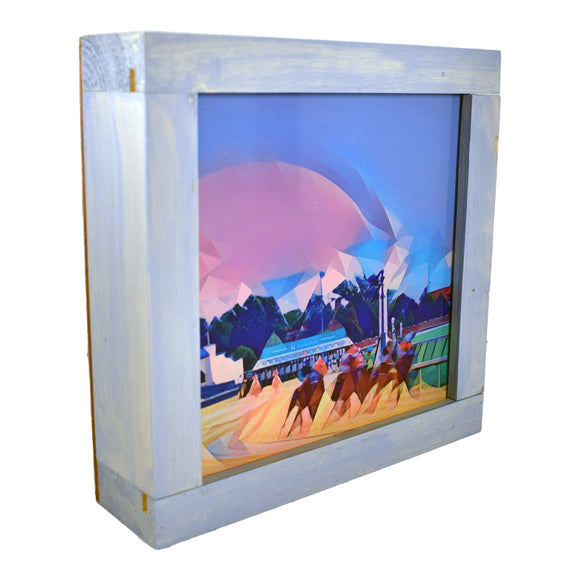 Derby Race Spires Deco Light Up Shadowbox