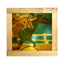 Derby Vintage Horses Racing Light Up Shadowbox-2