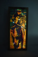 Derby Horse and Jockey Light Up Shadowbox-3