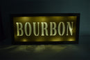 Bourbon Stencil Cutout Light Up Shadowbox-5