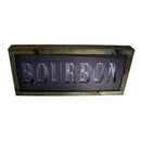 Bourbon Stencil Cutout Light Up Shadowbox-4