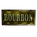 Bourbon Stencil Cutout Light Up Shadowbox-2