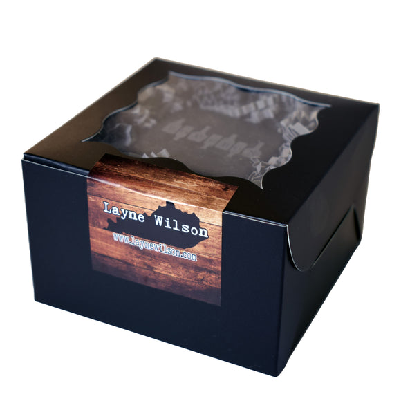 Bourbon on Bottles Large Whiskey Stone