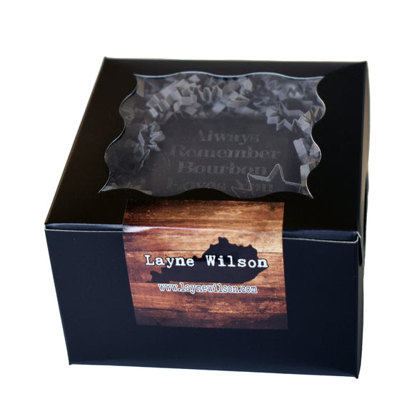 Always Remember Bourbon Loves You Whiskey Stone