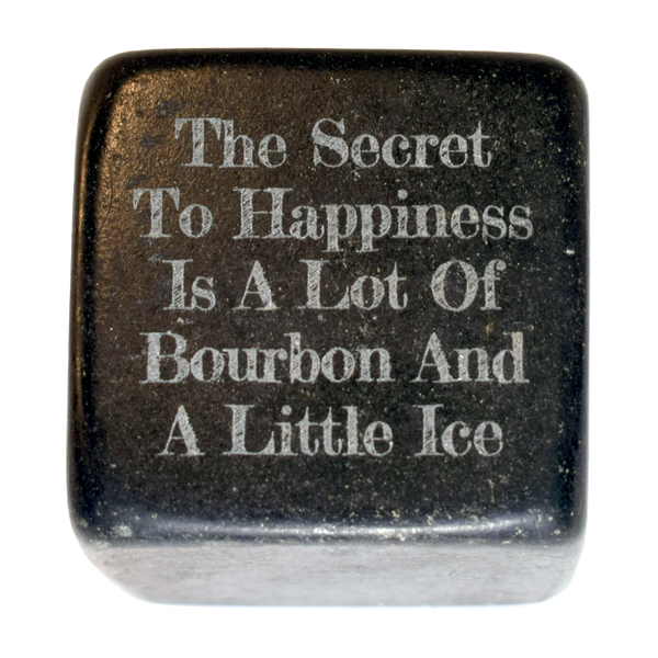 The Secret to Happiness is a Lot of Bourbon and a Little Ice Whiskey Stone