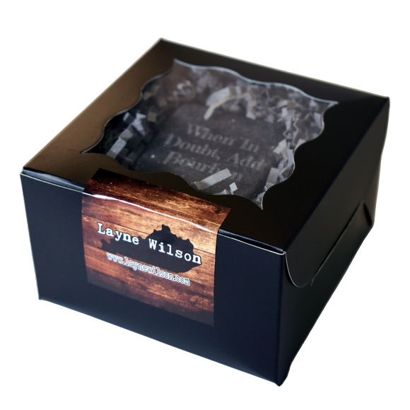 When In Doubt Add Bourbon Whiskey Stone