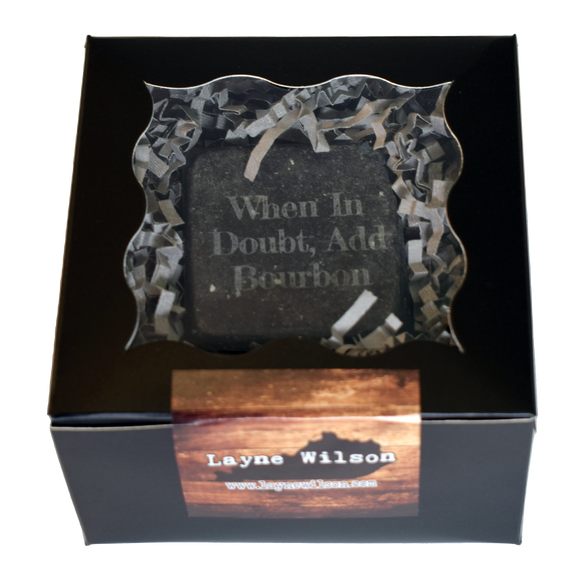 When In Doubt Add Bourbon Whiskey Stone
