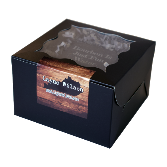 Bourbon is just fun water Whiskey Stone