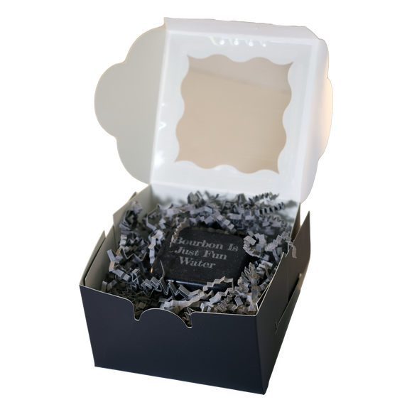 Bourbon is just fun water Whiskey Stone