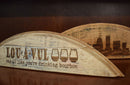 Louisville Skyline Barrel Head Shelf Sitter Sign-6