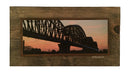 Louisville Big 4 Bridge at Dusk Wooden Art-1
