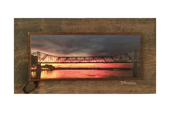 Louisville Second Street Bridge Wooden Art