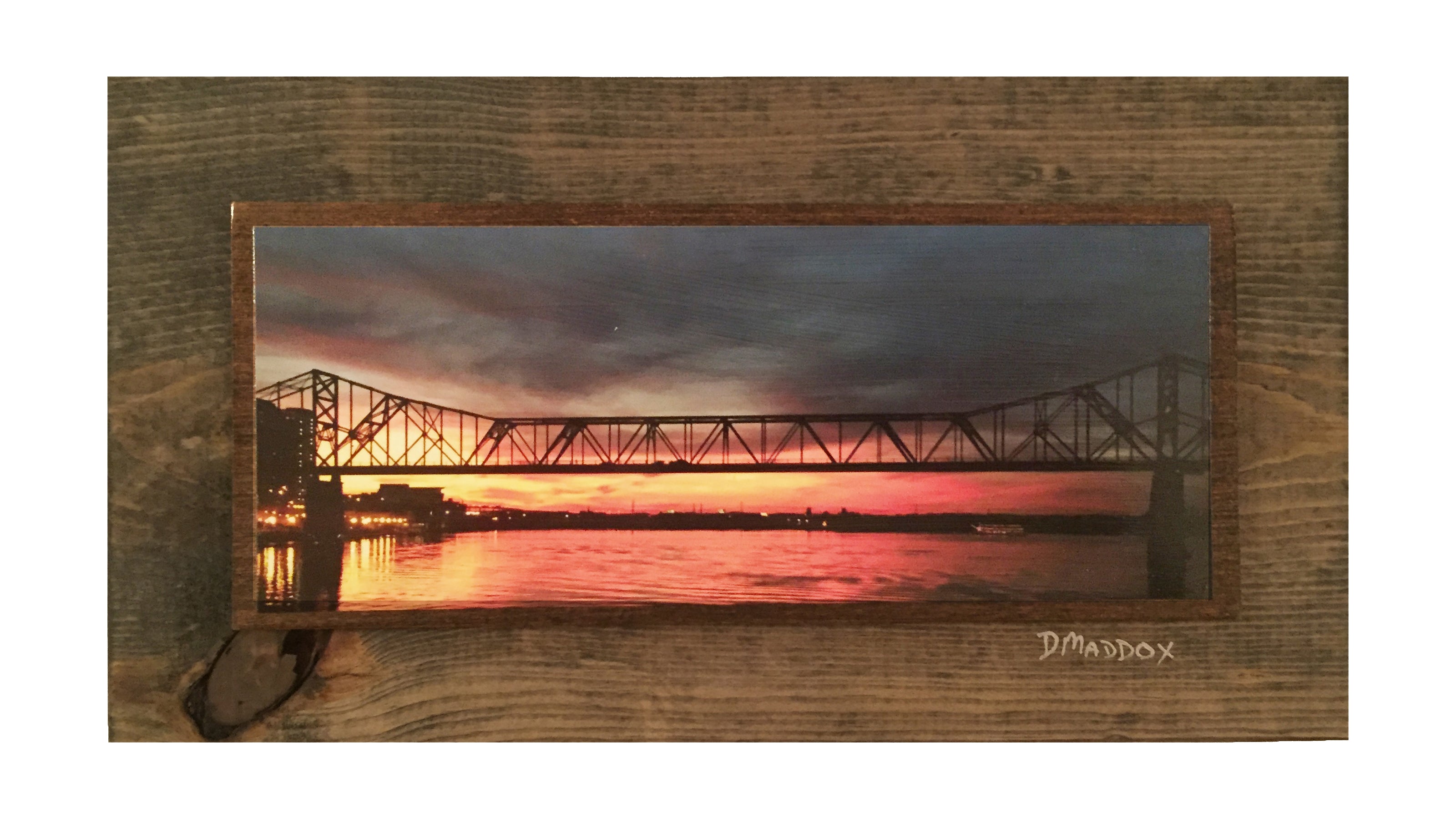 Louisville Second Street Bridge Wooden Art