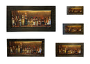 Bourbon Bottles on Copper Wooden Art-5