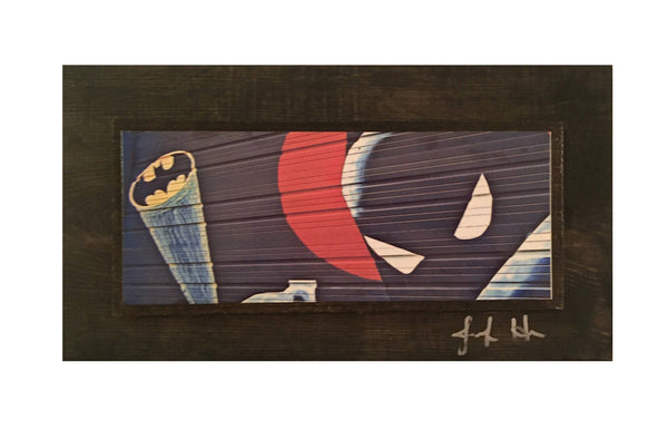 Batman Graffiti Wooden Art