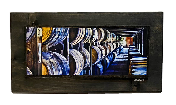 Bourbon Rick House #2 Wooden Art