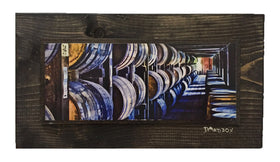 Bourbon Rick House #2 Wooden Art