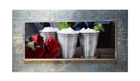Derby Mint Juleps in Rick House Wooden Art