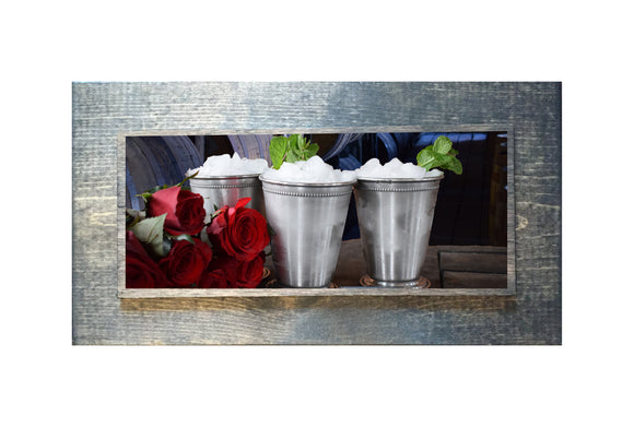 Derby Mint Juleps in Rick House Wooden Art