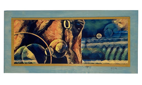 Derby Horse Close Deco Wooden Art