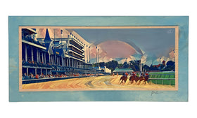 Derby Race Deco Wooden Art