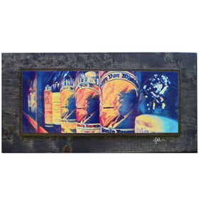 Bourbon Bottles Pappy Deco Wooden Art