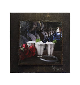 Mint Juleps in Rick House Wooden Art